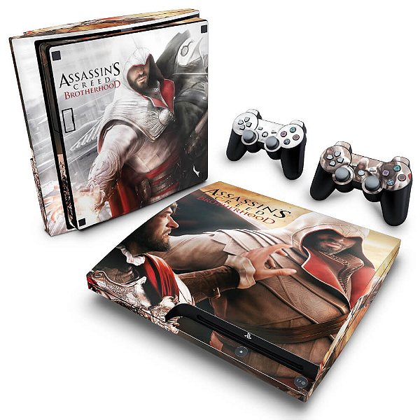 PS3 Slim Skin - Assassins Creed Brotherhood #B