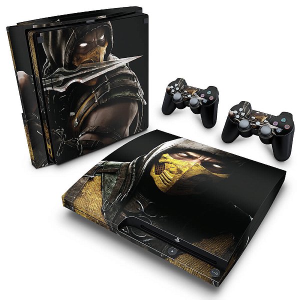 PS3 Slim Skin - Mortal Kombat X Scorpion
