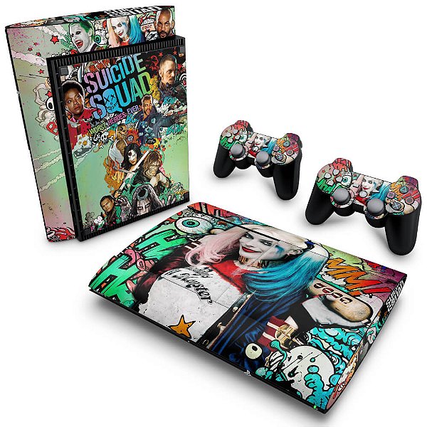 PS3 Super Slim Skin - Esquadrão Suicida #A