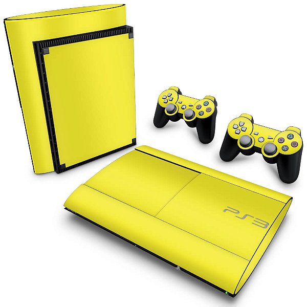 PS3 Super Slim Skin - Amarelo