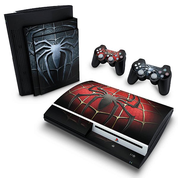 PS3 Fat Capa Anti Poeira - Homem Aranha - Pop Arte Skins