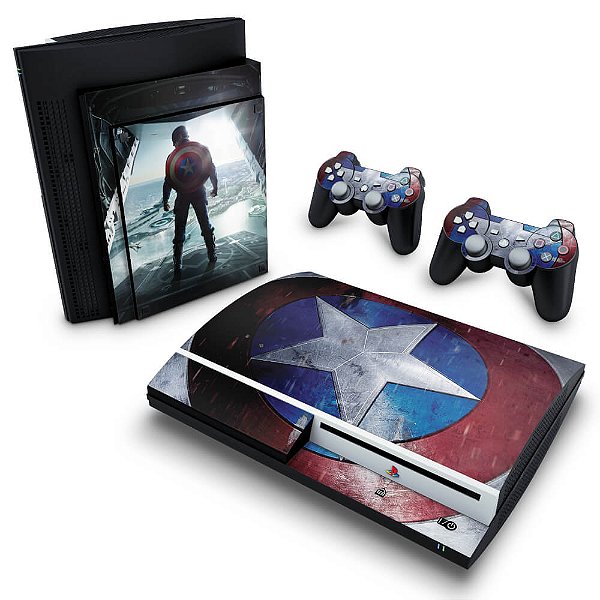 PS3 Fat Skin - Capitao America #A