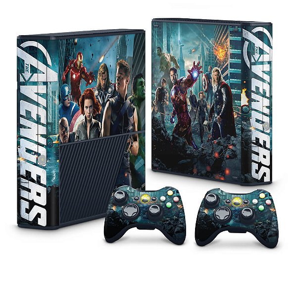 Xbox 360 Super Slim Skin - The Avengers - Os Vingadores