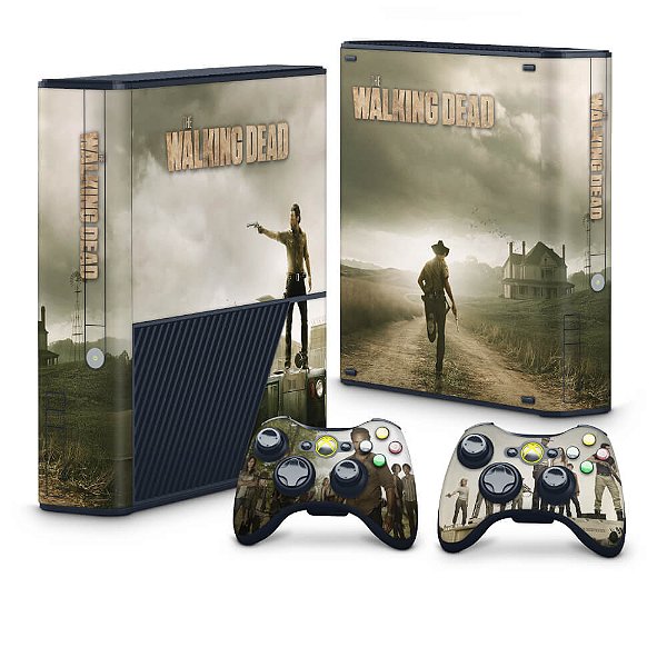 Xbox 360 Super Slim Skin - The Walking Dead #B