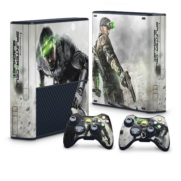 Xbox 360 Super Slim Skin - Splinter Cell Black List