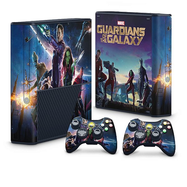 Xbox 360 Super Slim Skin - Guardiões da Galaxia