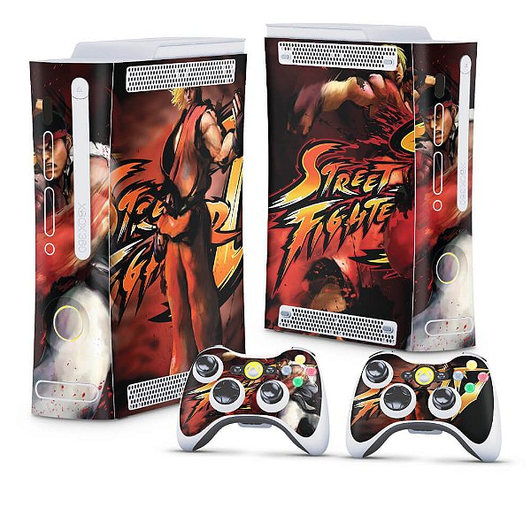 Xbox 360 Fat Skin - Street Fighter 4 #A