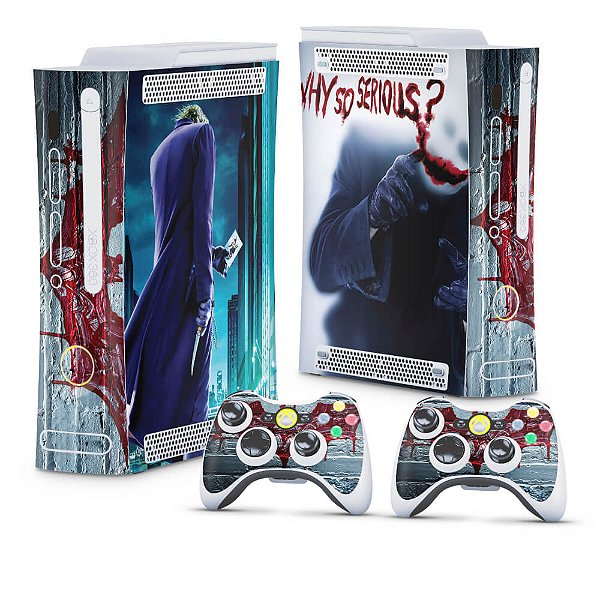 Xbox 360 Fat Skin - Coringa Joker #A