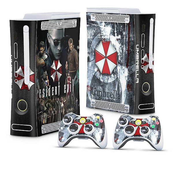 Xbox 360 Fat Skin - Resident Evil - Umbrella