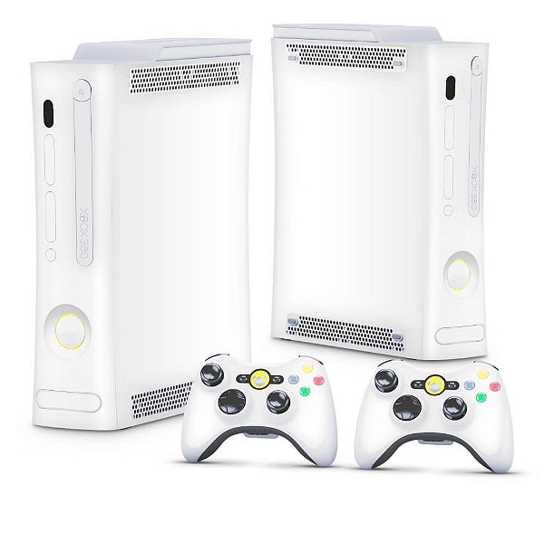 Xbox 360 Super Slim Skin - Branco - Pop Arte Skins