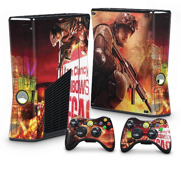 Xbox 360 Slim Skin - Rainbow Six Vegas