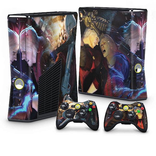 Xbox 360 Slim Skin - Devil May Cry 4