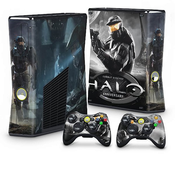 Xbox 360 Slim Skin - Halo Anniversary