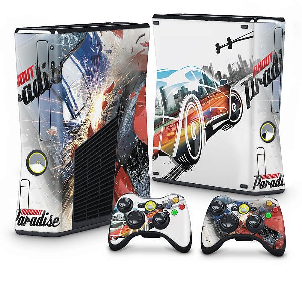 Xbox 360 Slim Skin - Burnout Paradise