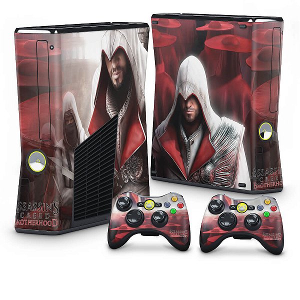 Xbox 360 Slim Skin - Assassins Creed Brotherwood #A