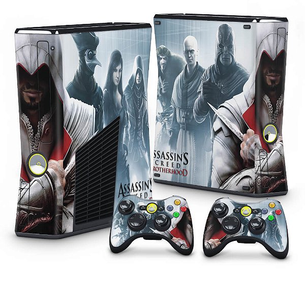 Xbox 360 Slim Skin - Assassins Creed Brotherwood #C