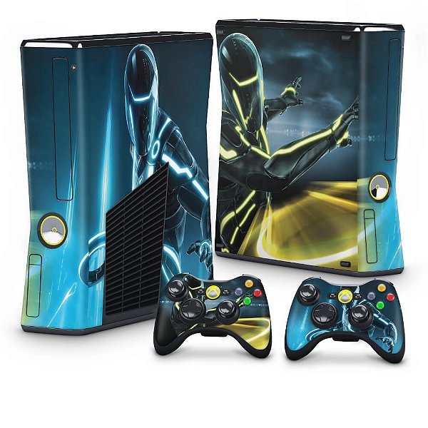 Xbox 360 Slim Skin - Tron