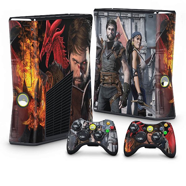 Xbox 360 Slim Skin - Dragon Age 2