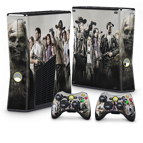 Xbox 360 Slim Skin - The Walking Dead #A