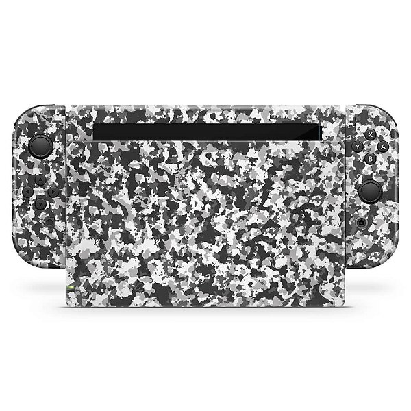 Nintendo Switch Skin - Camuflada Cinza