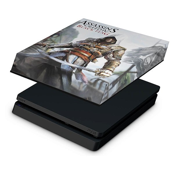 PS4 Slim Capa Anti Poeira - Assassins Creed Black Flag