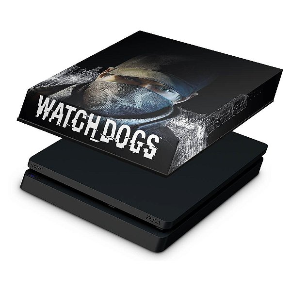 PS4 Slim Capa Anti Poeira - Watch Dogs