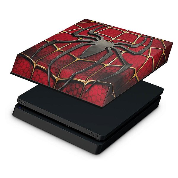 PS4 Slim Capa Anti Poeira - Spider Man - Homem Aranha