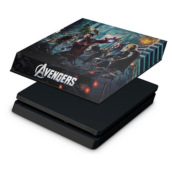 PS4 Slim Capa Anti Poeira - The Avengers - Os Vingadores