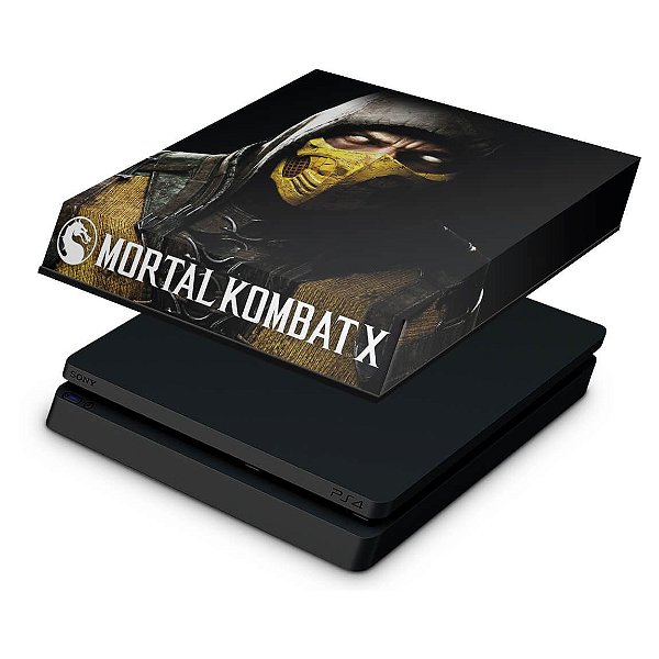 PS4 Slim Capa Anti Poeira - Mortal Kombat X