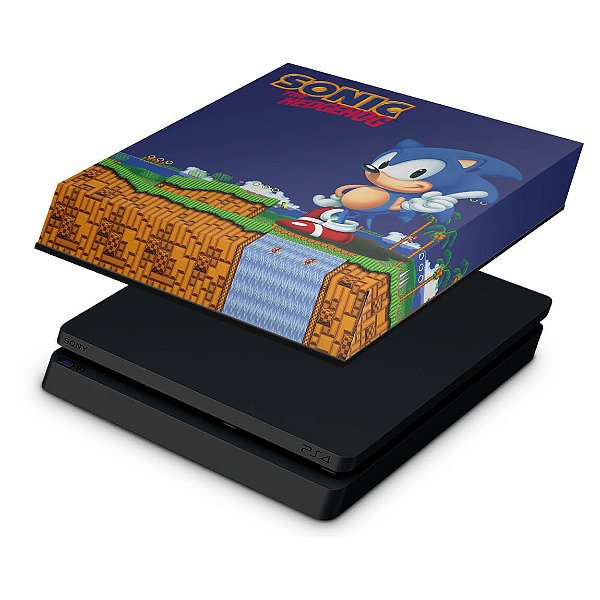 PS4 Slim Capa Anti Poeira - Sonic The Hedgehog