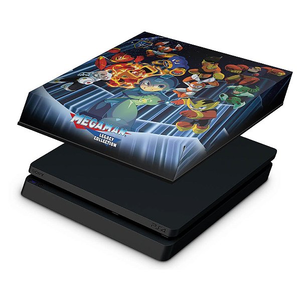 PS4 Slim Capa Anti Poeira - Megaman Legacy Collection