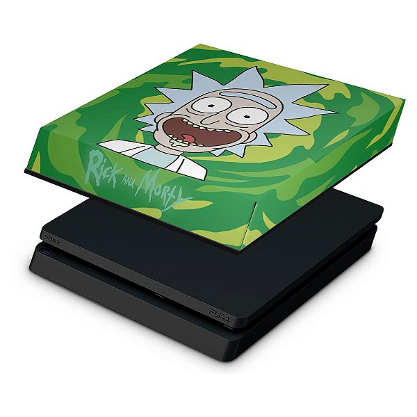 PS4 Slim Capa Anti Poeira - Rick Rick and Morty
