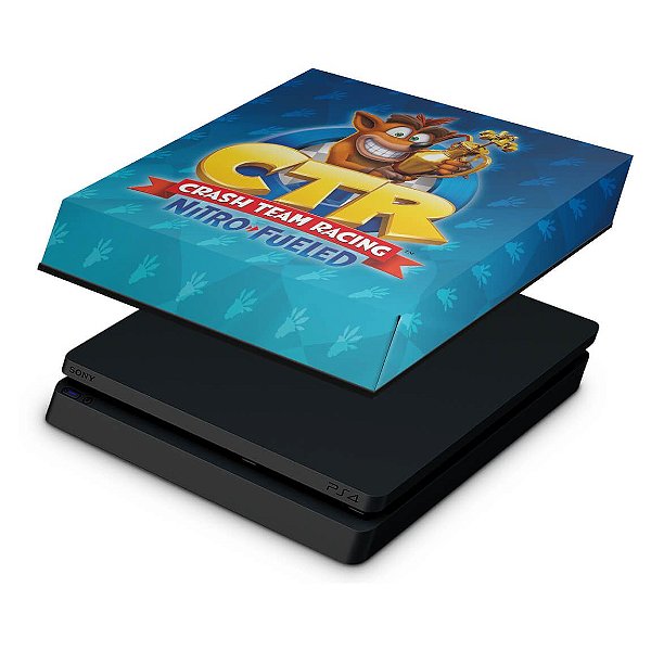 PS4 Slim Capa Anti Poeira - Crash Team Racing CTR