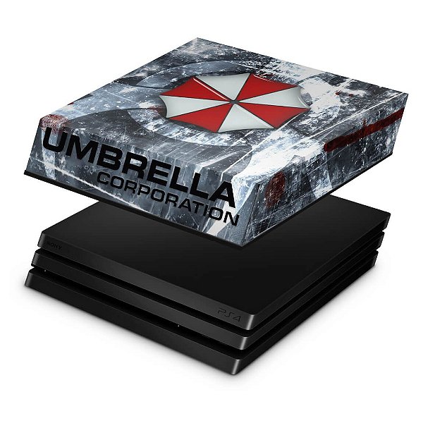PS4 Pro Capa Anti Poeira - Resident Evil Umbrella