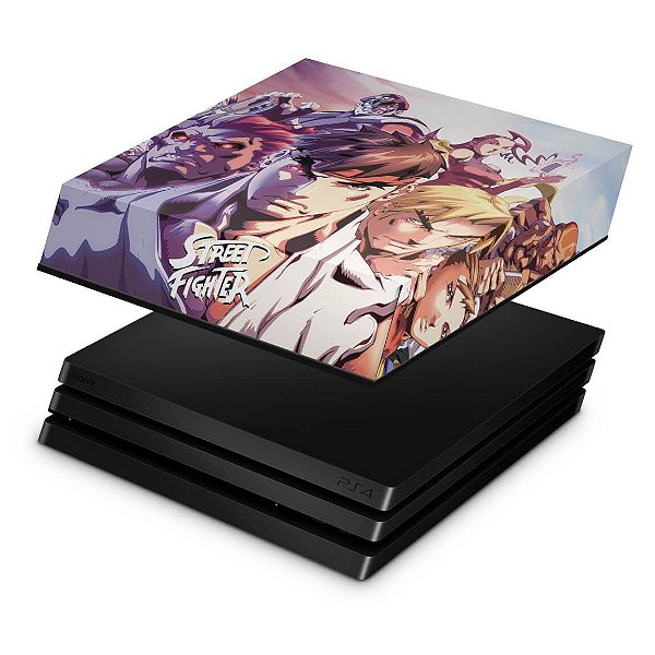 PS4 Pro Capa Anti Poeira - Street Fighter