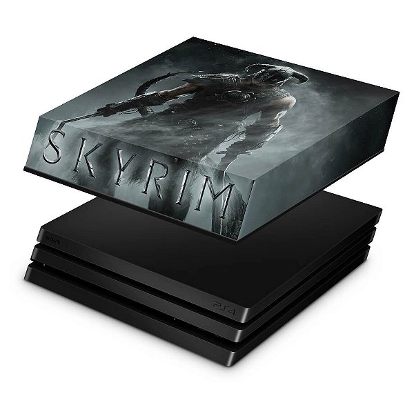 PS4 Pro Capa Anti Poeira - Skyrim