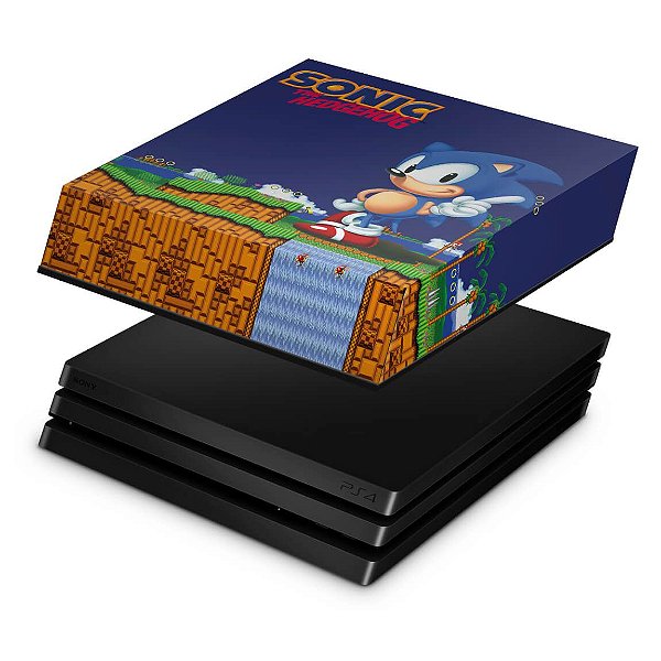 PS4 Pro Capa Anti Poeira - Sonic The Hedgehog