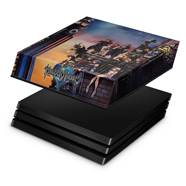 PS4 Pro Capa Anti Poeira - Kingdom Hearts