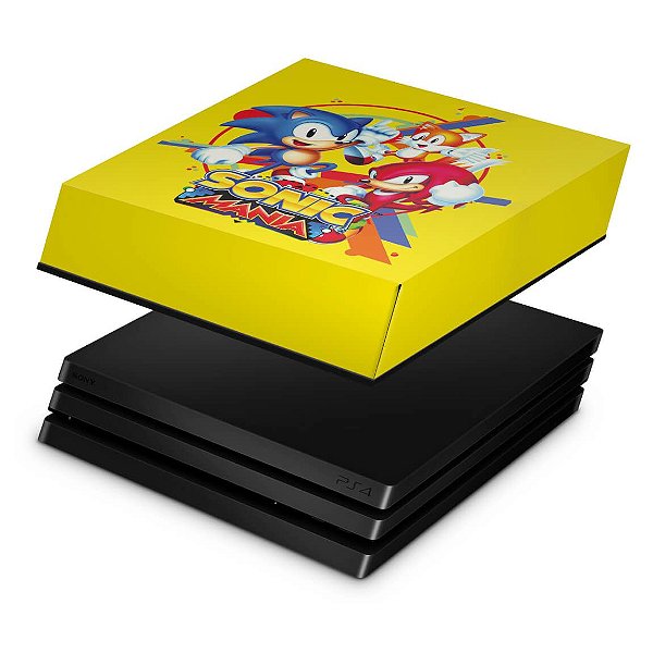 PS4 Pro Capa Anti Poeira - Sonic Mania