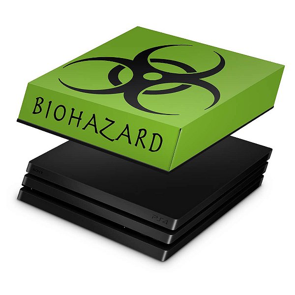 PS4 Pro Capa Anti Poeira - Biohazard Radioativo