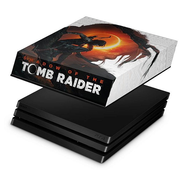 PS4 Pro Capa Anti Poeira - Shadow Of The Tomb Raider