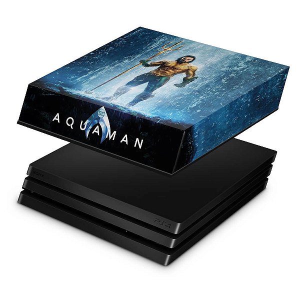 PS4 Pro Capa Anti Poeira - Aquaman