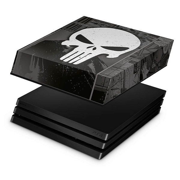PS4 Pro Capa Anti Poeira - The Punisher Justiceiro Comics