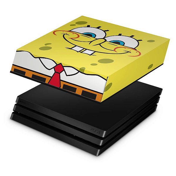 PS4 Pro Capa Anti Poeira - Bob Esponja