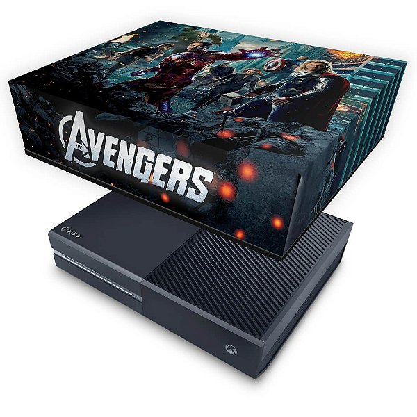 Xbox One Fat Capa Anti Poeira - The Avengers - Os Vingadores