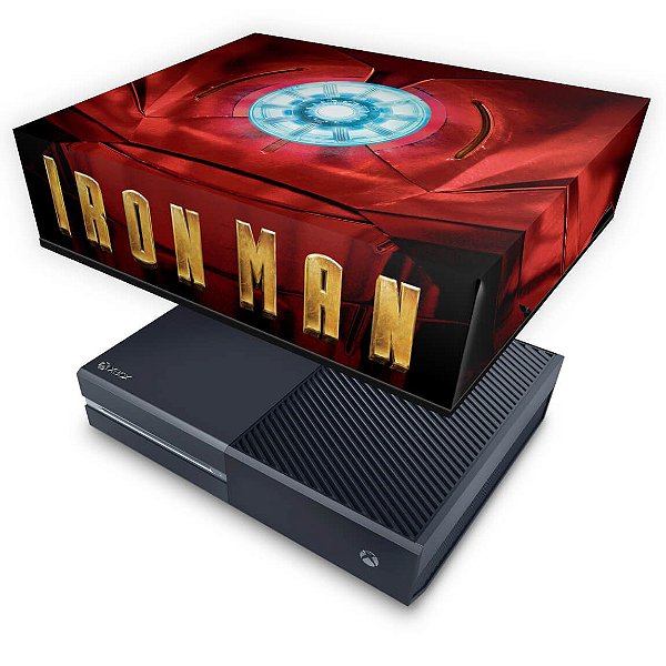 Xbox One Fat Capa Anti Poeira - Iron Man - Homem de Ferro