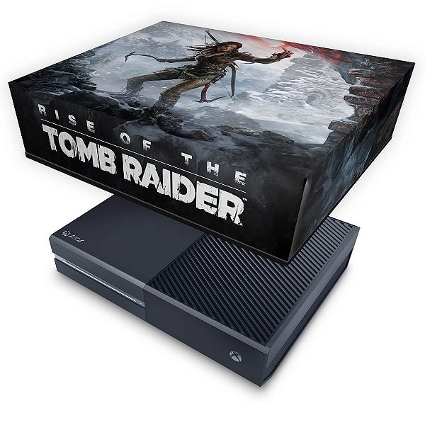 Xbox One Fat Capa Anti Poeira - Rise of the Tomb Raider
