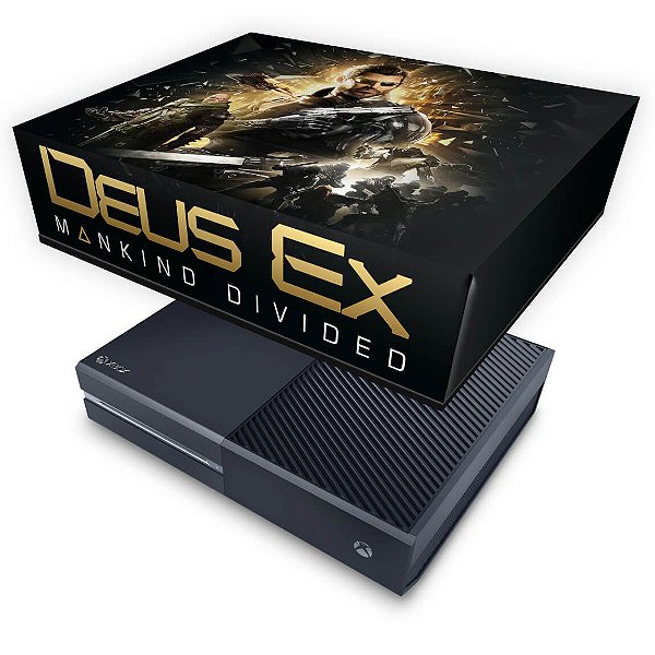 Xbox One Fat Capa Anti Poeira - Deus Ex: Mankind Divided