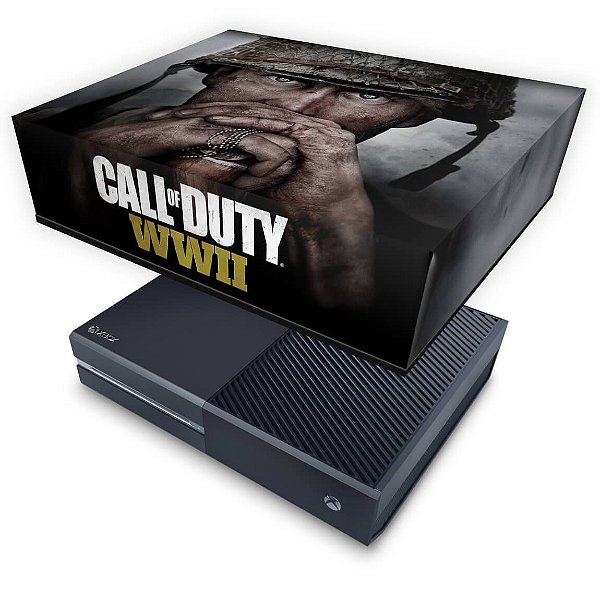 Xbox One Fat Capa Anti Poeira - Call of Duty WW2