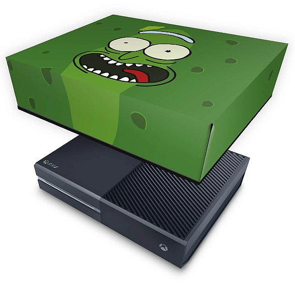 Xbox One Fat Capa Anti Poeira - Pickle Rick and Morty